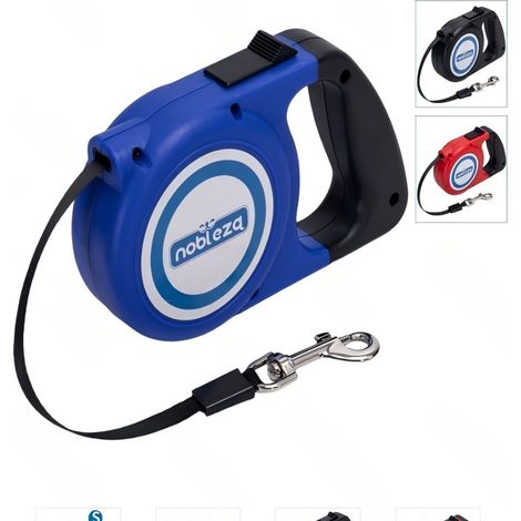Laisse rétractable automatique 3M pour chiens jusqu'à 20 kg