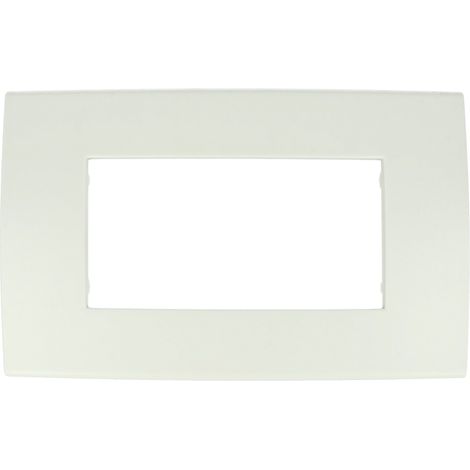 Placca Confort 2M 3M 4M 7M Bianco Compatibile Vimar Arke 4 POSTI (1/2)
