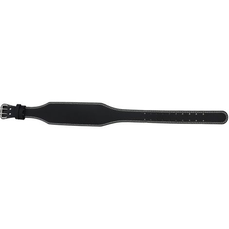 Ceinture de musculation noire pour haltérophilie et powerlifting, idéale pour l'entraînement en force et le gym. (1/5)