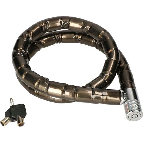 KOTARBAU Serrure à chaîne pour verrouiller les vélos et motos 25 x 1000 mm