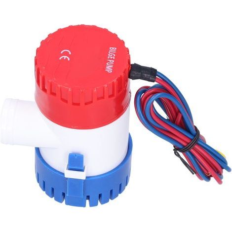 Pompe de cale automatique 12V 24V submersible, 350-1100 GPH, pour vidange bateau et eaux usées. (1/5)
