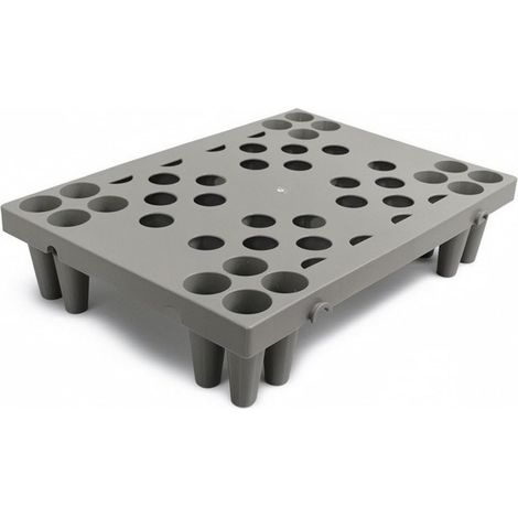 Support en plastique avec grille industrielle, support emboîtable (1/5)