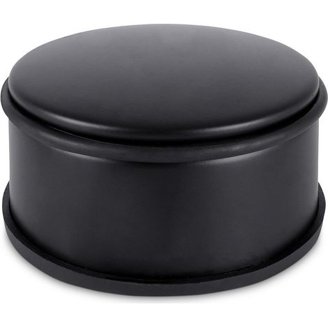 Türstopper aus Metall, schwarz, Türstopper, Türschloss, 11,5 cm