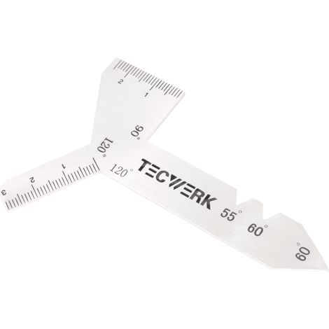 Calibre  universal  para  brocas  espirales  ángulo  de  punta  118  grados  TECWERK (1/2)
