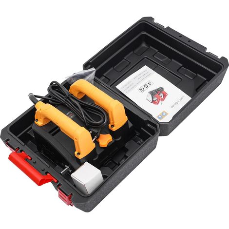 Cepilladora eléctrica, motor de 1200 W, 26 cuchillas de acero de tungsteno, cortadora de hormigón. (1/2)