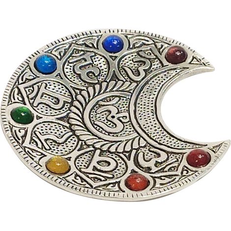 Signes Grimalt Dish Moon Chakra Accessoires Natura  Runde Silberschale - 1x12x12cm