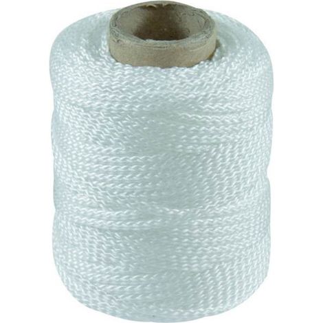 SCHNUR POLYPROPYLEN GEFLECHT WEISS 45M FADEN 2,5MM TALIAPLAST - 400508