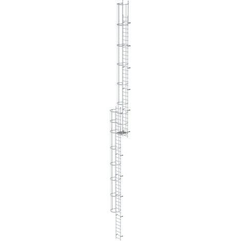 Günzburger Steigtechnik Escabeau multidirectionnel avec protection dorsale (construction) Aluminium nu 19,12 m - 510170 (1/3)