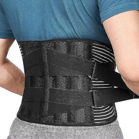 Ceinture de soutien lombaire médicale, corset orthopédique pour le dos et la taille, corset de décompression vertébrale, ceinture lombaire, soulagement de la douleur - Taille S (1/5)