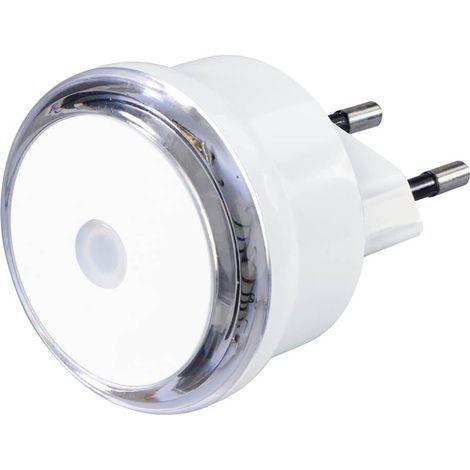 Hama Luz Nocturna LED Basic blanca con sensor de luz