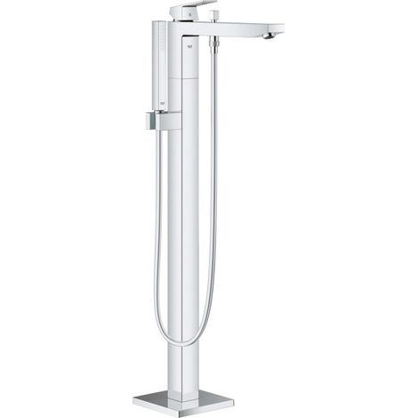 Mezclador monomando de bañera Grohe Eurocube, de pie, proyección (1/2)