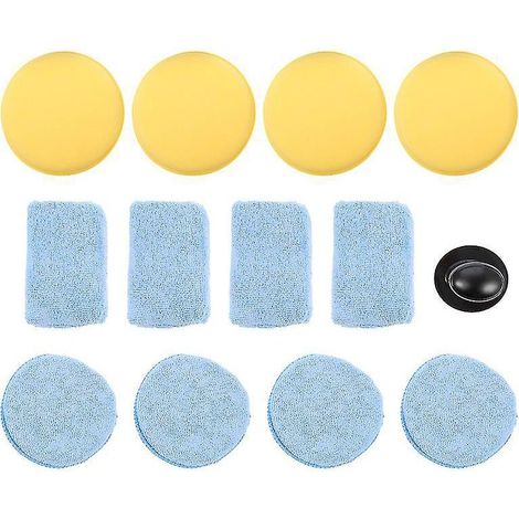 Brosse de nettoyage en microfibre et éponge polyester pour voiture (1/3)