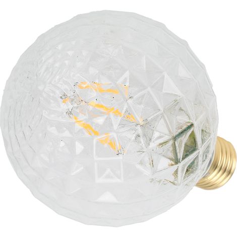 Ampoule décorative LED 220 V E27 4 W G95 en verre, ampoule à filament haute luminosité, style vintage, pour salon ou chambre. (1/5)