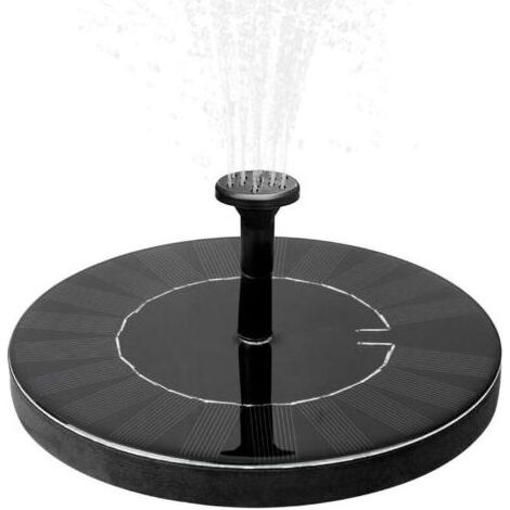 Fontaine solaire Fontaine de jardin avec batterie 1.5W pompe à eau extérieure pour bassin étang décoration écologique (1/5)
