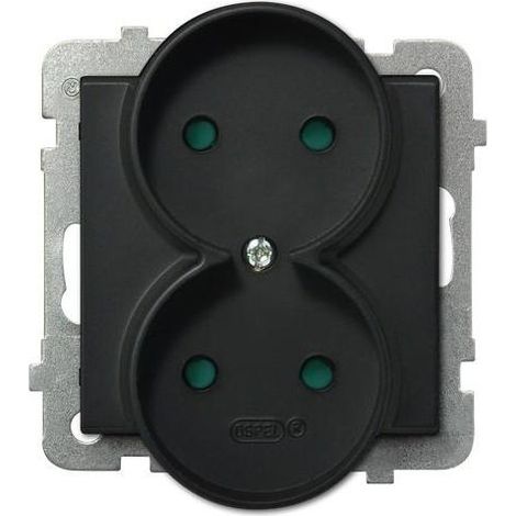 enchufe doble Ospel gp-2rr/m/33 16A 250V (1/2)