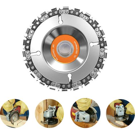 Disque de coupe pour meuleuse d'angle de 10 cm (4 pouces) pour le travail du bois, disque de coupe pour scie à rainurer le bois