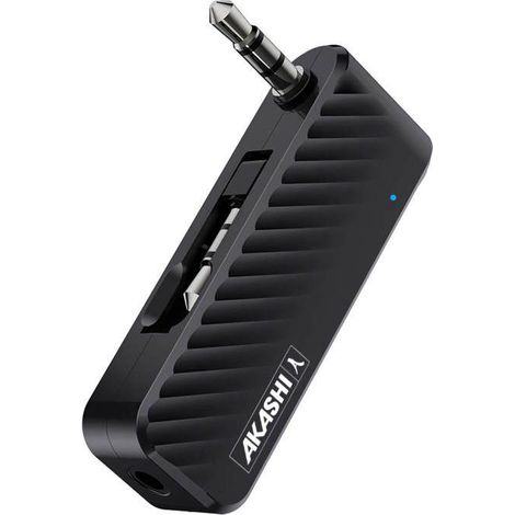 Adaptateur audio Bluetooth 5.0 - Akashi - Transmetteur/Récepteur - Multipoint - Autonomie 14h - Aptx Low Latency
