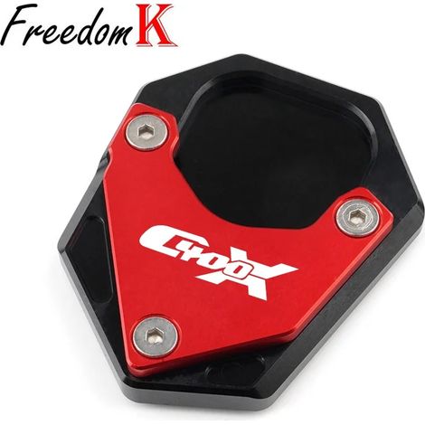 (C400x Rouge) Compatible avec BMW C400X C400GT C 400X 400GT 2019 2020 2021 Moto Béquille latérale CNC Extension de béquille avant Maxpower (1/4)