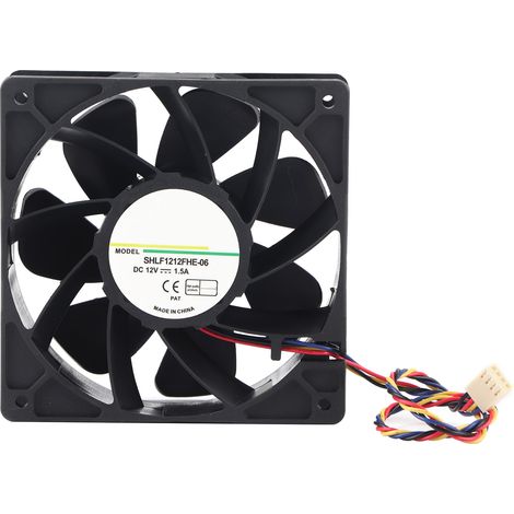Châssis de ventilateur industriel 12 V CC 1,5 A 12 cm 4 broches PWM pour le contrôle de la vitesse et de la température (1/5)