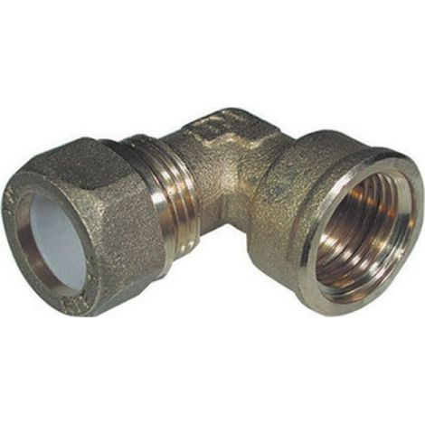 GOMITO FEMMINA PER RAME CON OGIVA TEFLON TIEMME 1/2 x 14