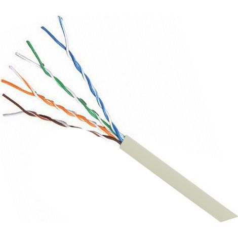 Bis-Electric – Câble RJ45 grade 3 10 Gbit/s – Longueur 100 mètres – Câble FTP blindé pour connexions réseau rapides et fiables