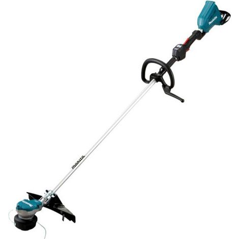 Makita – Débroussailleuse à batterie 18V – Largeur de coupe 36 cm – Capacité batterie 5.0Ah – Moteur Brushless pour terrains difficiles