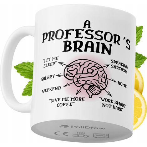 Mug humoristique pour professeur, avec un texte amusant et un design graphique original. Idéal pour les anniversaires, les fêtes et les occasions spéciales. Mug premium pour la maison, le bureau et le (1/5)