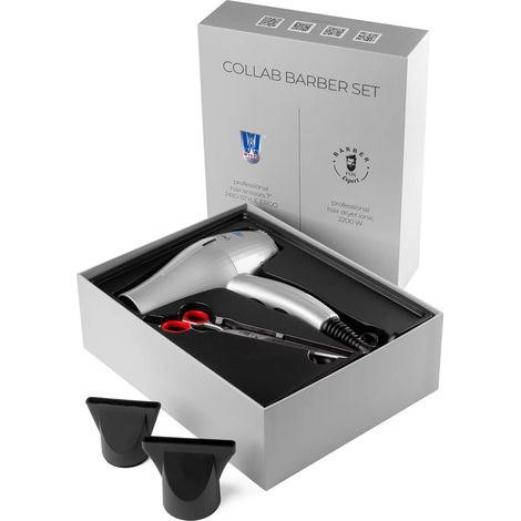 Kit de coiffure FOX Barber Expert Set : sèche-cheveux 2200 W + ciseaux Witte Pro Style Ergo 7"