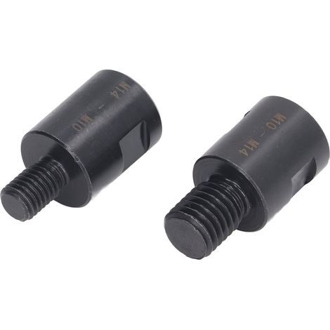 Lot de 2 adaptateurs de filetage pour foret en acier allié M10 vers M14 et M14 vers M10 pour carotteuse et meuleuse d'angle (1/5)
