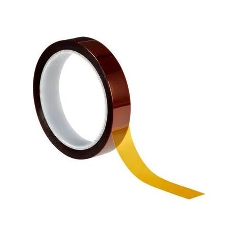 Nastro adesivo siliconico antiaderente in poliammide 3M 5413 12 mm x 33 m x 0,07 mm resistente alle alte temperature