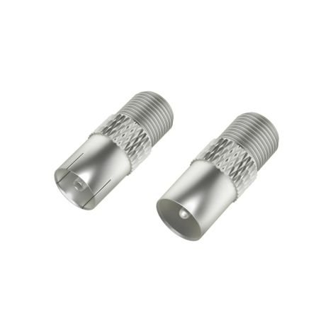 El kit de adaptadores para satÃ©lite Hama Satellite Receiver Adapter Kit F-Plug es la soluciÃ³n ideal para conectar de manera segura y eficiente tus c