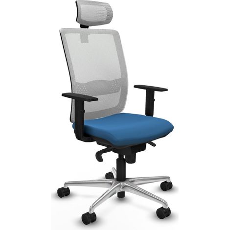 Chaise piqueras y crespo Haches blanc accoudoirs confort (1/2)