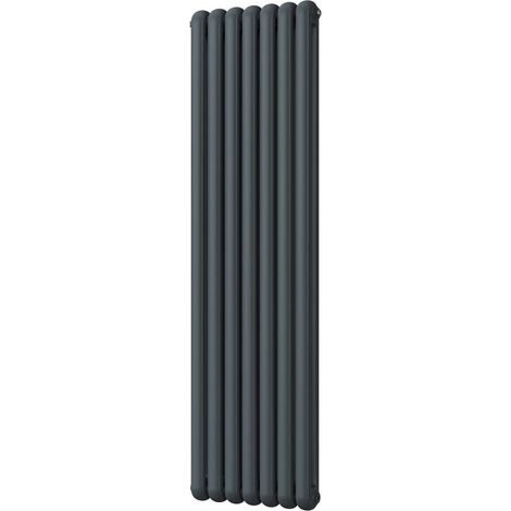 Sherwood - Anthracite Vertical Round Top Column Radiator H1800mm x W507mm 2 Column (1/3)