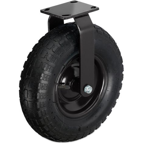 Rodillo de carga neumático con placa - Rueda de alta resistencia