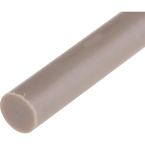 Rs Pro – Tige en polyétheréthercétone PEEK 6mm x 300mm – Résistance à la traction 95 MPa – Température d'utilisation jusqu'à +260°C – Absorption d'eau 0.5%