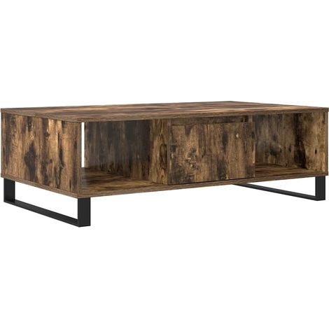 Maison Exclusive - Couchtisch Räuchereiche 104x60x35 cm Holzwerks