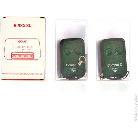 NX - Télécommande KIT Eco 433.9Mhz 2Touch - ECONOMIQUEKITECOHR2244TEL00008 (1/5)