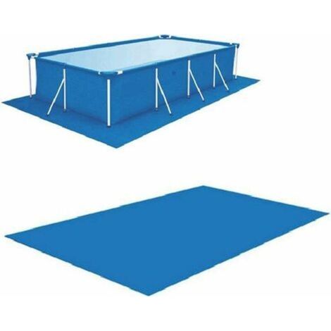 Tapis De Sol Pour Piscine - Polyester Épais 300x500 Cm - Protection Fond Piscine Hors Sol - 1 Pièce (1/5)