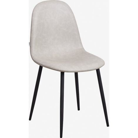 Sedia da pranzo imbottita Glamm SKLUM Nero (1/5)