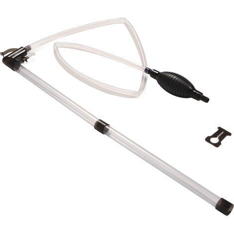 Siphon manuel pour aquarium, mini-aspirateur à gravier pour le changement d'eau et le nettoyage du sable du filtre. (1/5)