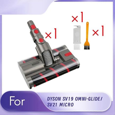 Kit de tête d'aspirateur à double brosse rotative pour SV19 OMNI-GLIDE/SV21 MICRO - Remplace la tête moteur à rouleau souple
