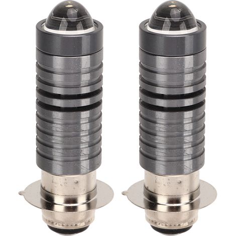 Paire d'ampoules LED P15D 10-60V 2000LM 20W IP67 étanches, phare moto pour camion, fourgon, SUV, ATV, lumière jaune intégrale (1/5)