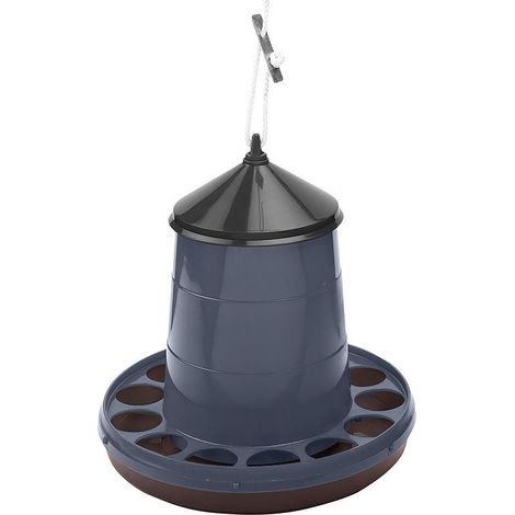 Mangeoire à poulet suspendue 8 Kg, 37x37 cm (1/5)