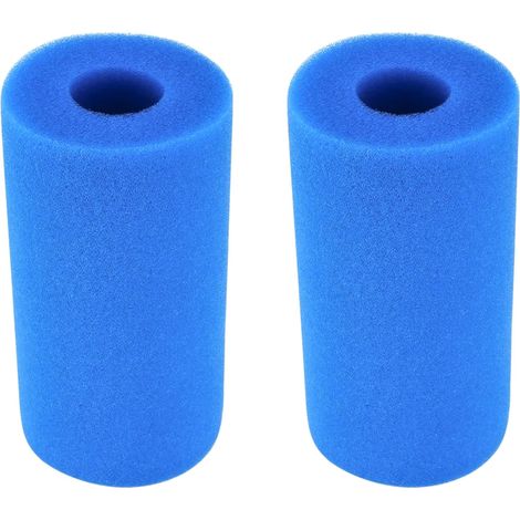 2x Filtre en mousse Ø10x20 cm 40PPI compatible avec épurateur à cartouche Intex type A Piscine Filtration Nettoyage (1/5)
