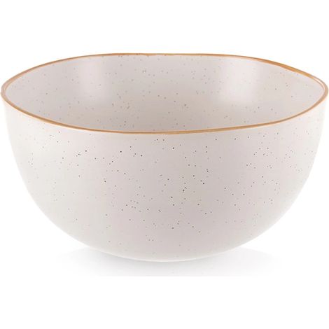 Cuenco de cerámica, beige, 18 cm, capacidad de 1,2 L (1/5)