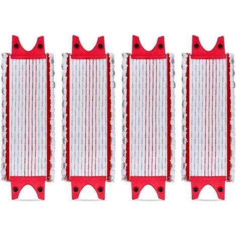 4PCS Replacement Microfibre Pad Lavette pour Vileda UltraMax, UltraMax Plus et Easy Wring UltraMax Carlin.Balai Serpillère Lingette (1/5)