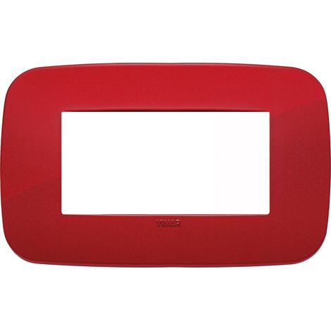 VIMAR - 19684.85 Placca Round 4M rosso