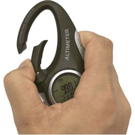 Baromètre Altimètre Thermomètre Prévisions Météo Moniteur pour Escalade Camping Outdoor Sport Multifonction avec Femeo (1/5)