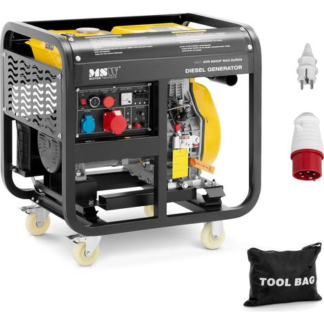 Generador diésel 2830/8500 vatios 30 l 240/400 voltios móvil AVR Euro 5 aleación de aluminio 140009123 (1/5)