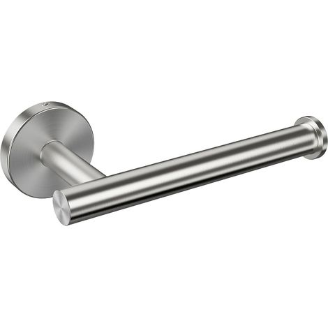 Porte-Serviettes perforé, Porte-Papier Toilette Acier Inoxydable SUS304 de Qualité pour Salle de Bain Cuisine Toilettes, Support de Papier Toilette Mural(Nickel brossé) (1/5)